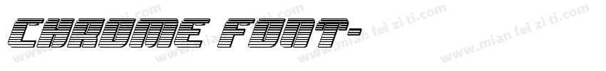 chrome font字体转换